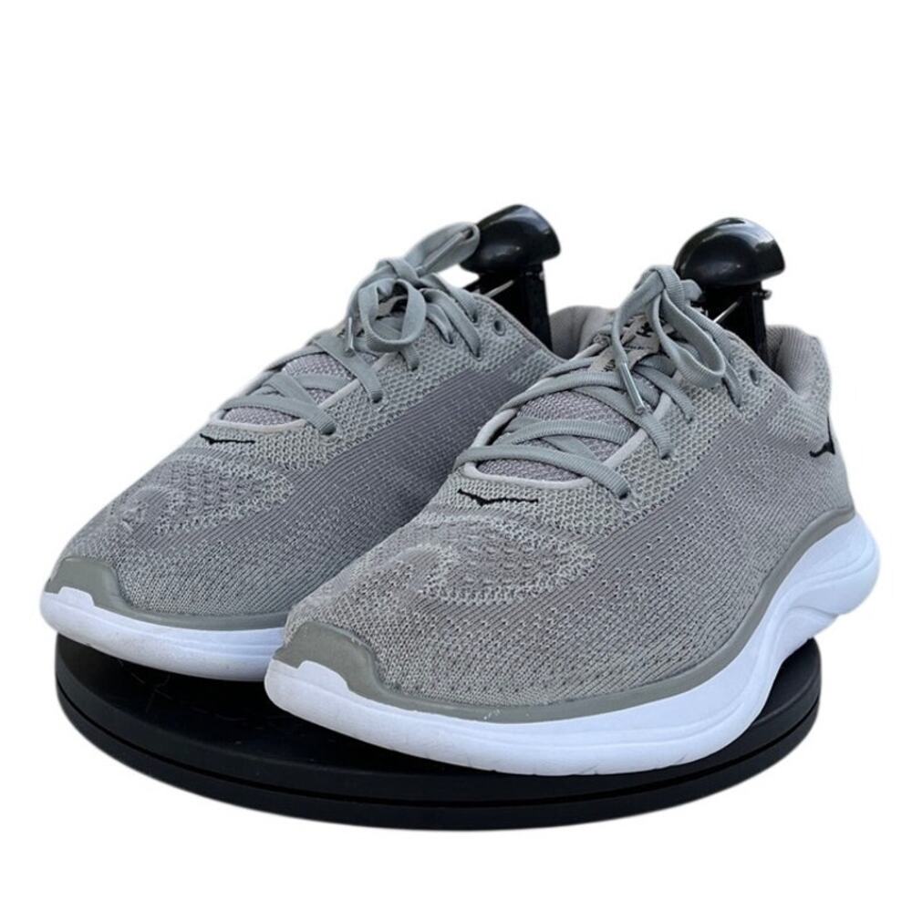 Women's Hoka One One Hupana Flow 1102891-DLRC Knit Athletic Sneaker SZ 8 Gray - Picture 2 of 6